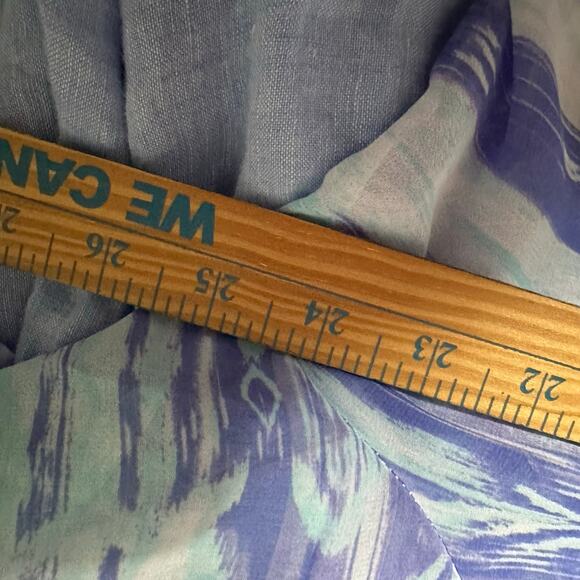 Chicos semi sheer watercolor breezy blouse size xl 3 - Picture 9 of 9